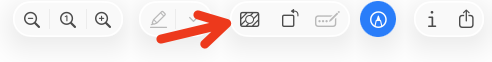 A screenshot showing where to find the Remove Background tool on the Preview toolbar.